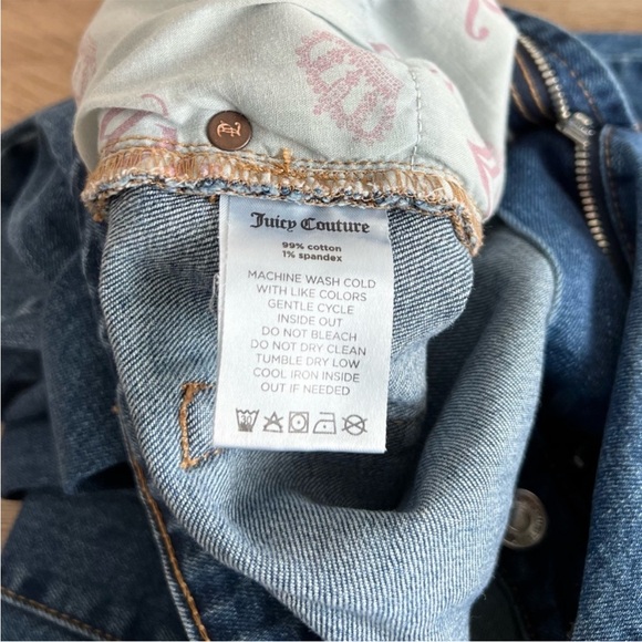 JUICY COUTURE Venice Straight Leg Jeans Size 27 - Picture 5 of 7